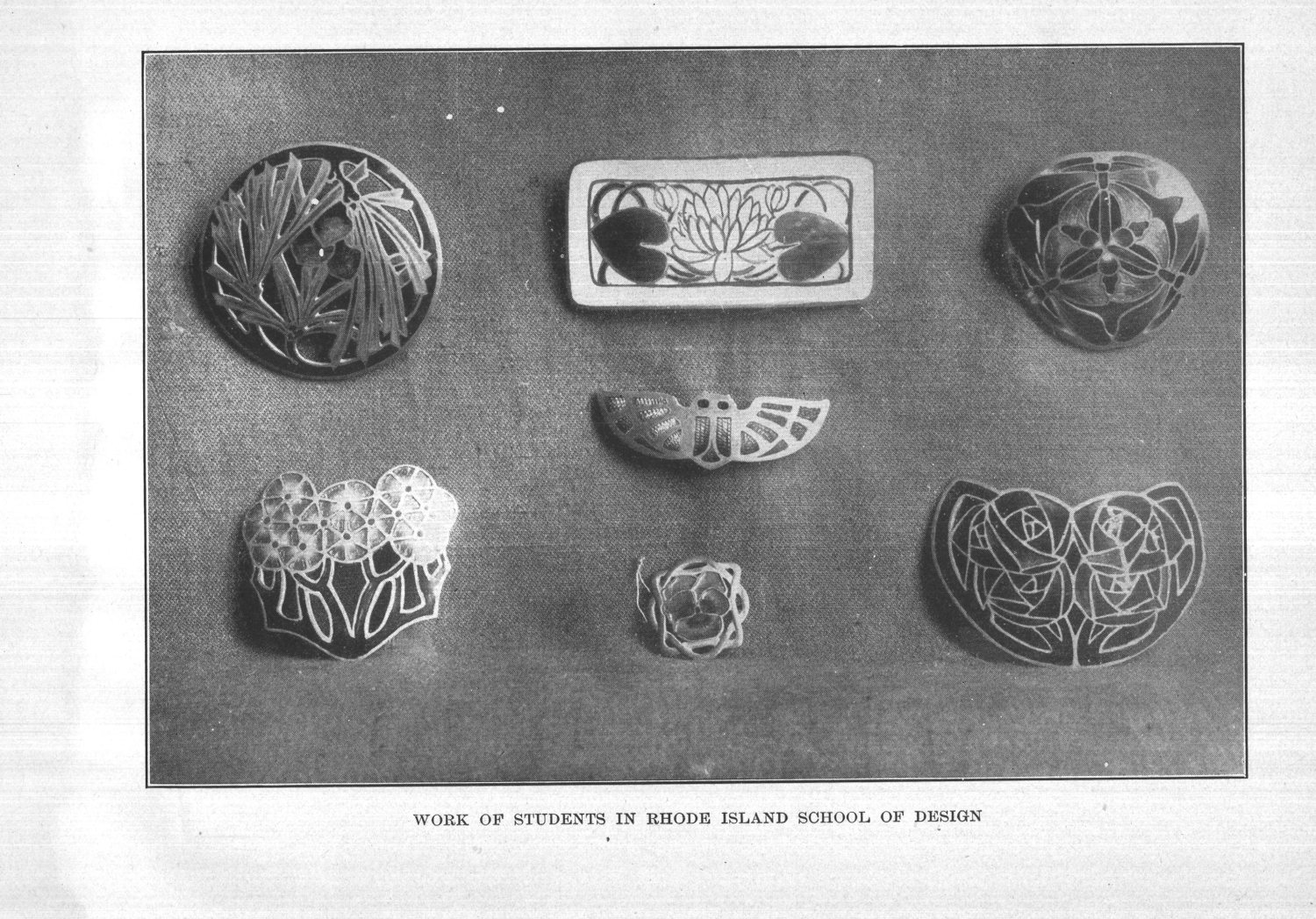 Work of students in Rhode Island School of Design