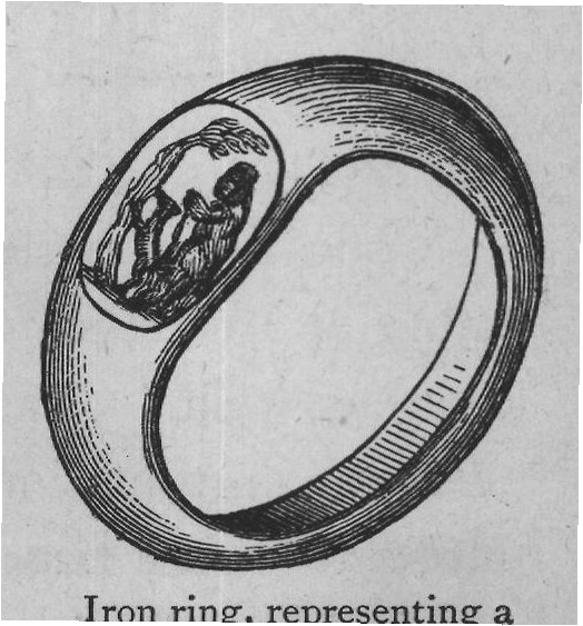 Iron ring, representing a