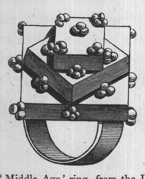 Gold Middle Age' ring, from the Louvre.