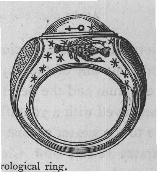 Astrological ring.