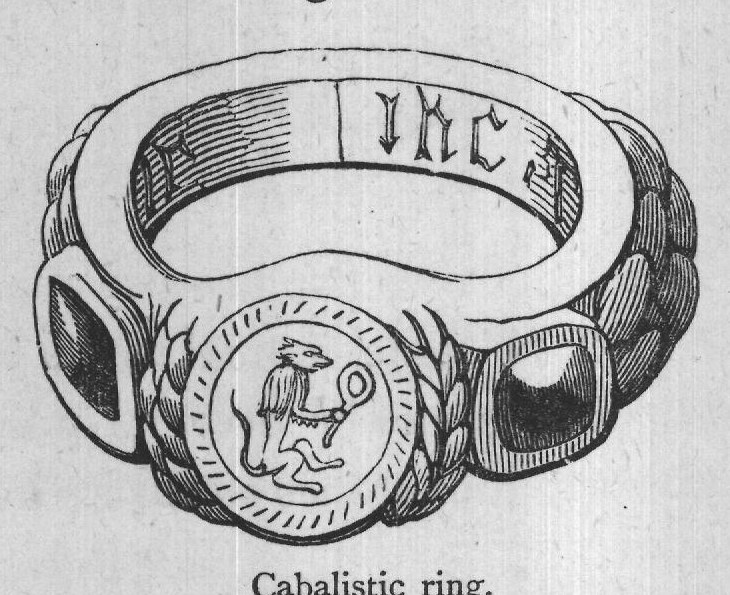 Cabalistic ring.