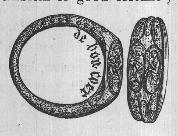 Amulet ring.