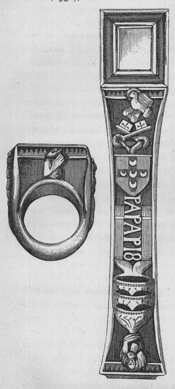 Ring of Pope Pius II.