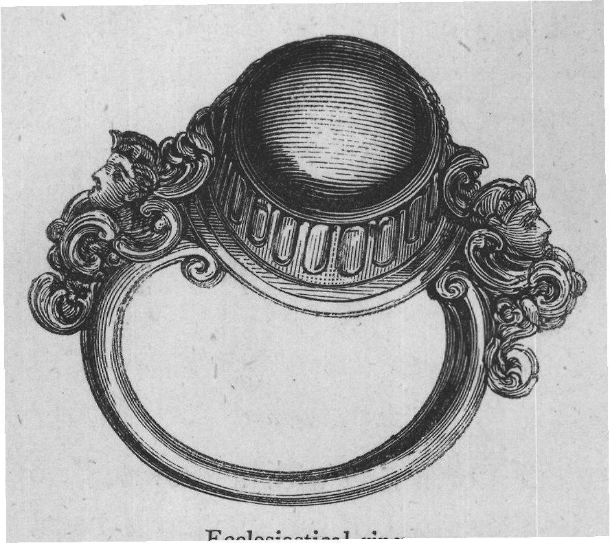 Ecclesiastical ring.