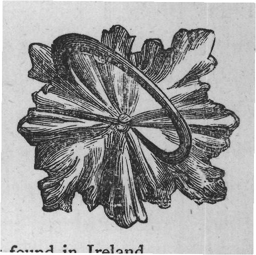 Squared-work diamond ring found in Ireland.