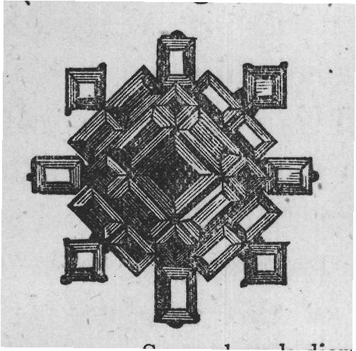 Squared-work diamond ring found in Ireland.