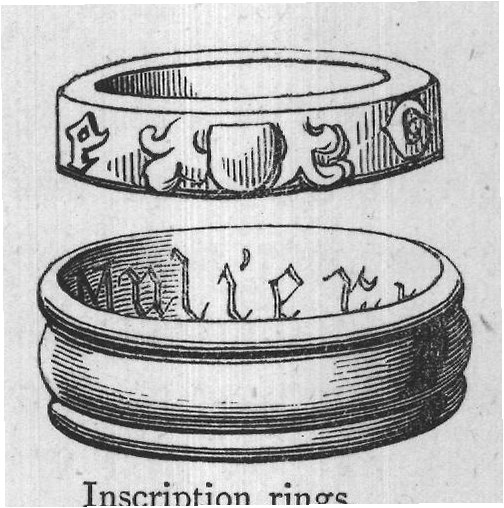 Inscription rings.
