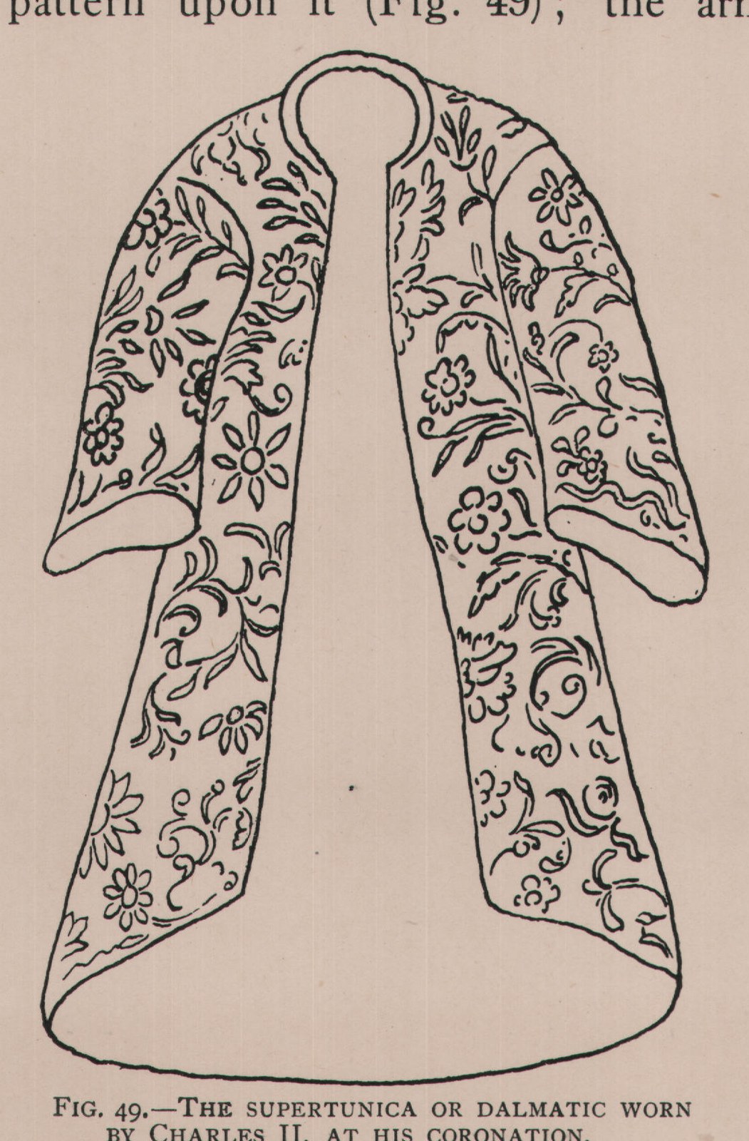 FIG. 49. THE SUPERTUNICA OR DALMATIC WORN