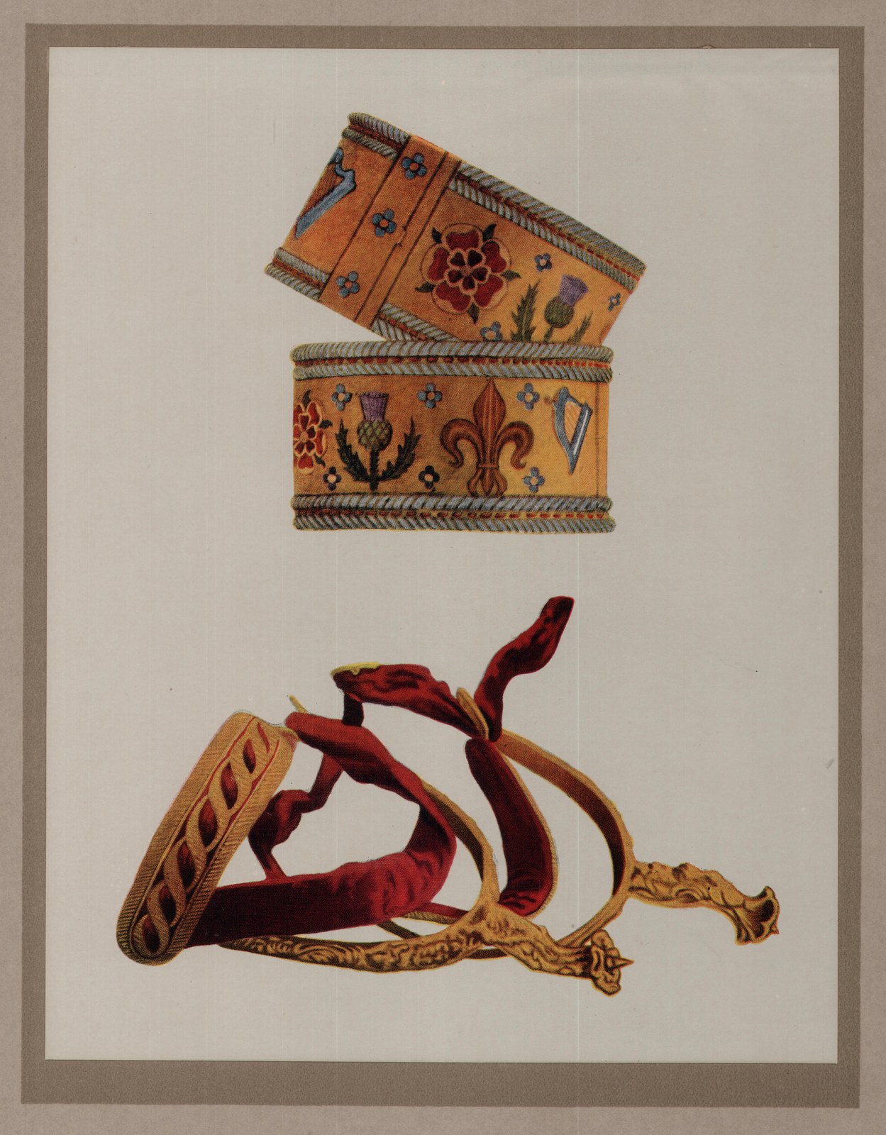 The Regal Vestments — from The Crown Jewels of England (1911)