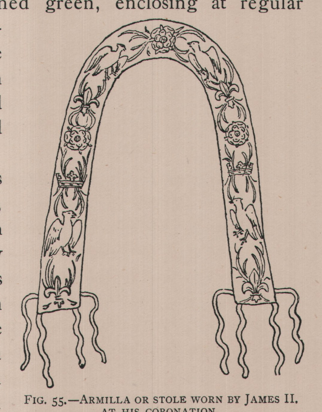 FIG. 55.-ARMILLA OR STOLE WORN BY JAMES II.