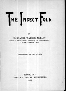 The Insect Folk